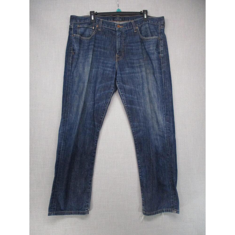Lucky Brand Blue‎ Vintage Classic Everyday Straight Leg Jeans Mens Size W38 L30
